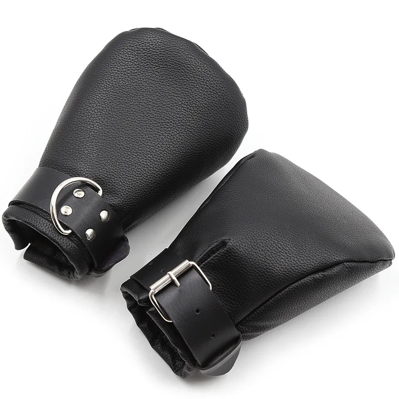 Adult Game Leather Soft Flexible Boxing Gloves Hand Protectionking Queen Training Couple Cosplay Sex Flirt Toy Toot Handcuff | Красота и