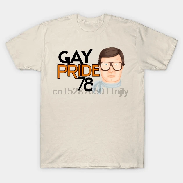 Мужская футболка Gay Pride 78 Charles Nelson Reilly с принтом Футболки | одежда