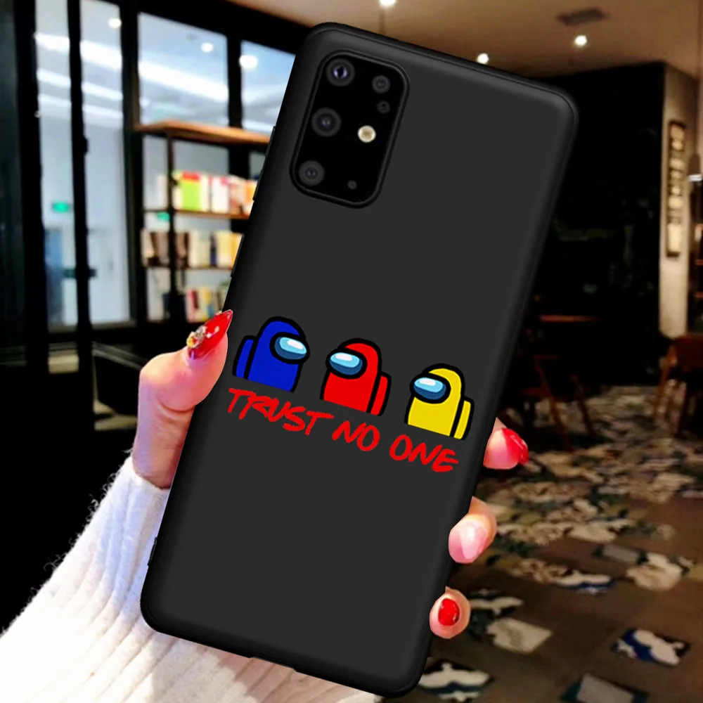 

Hot Game Among us Funny Phone Case For Samsung S6 S7 S8 S9 S10 S11e S20 Plus Ultra Note 8 9 10 20 Plus Soft Cartoon Cover