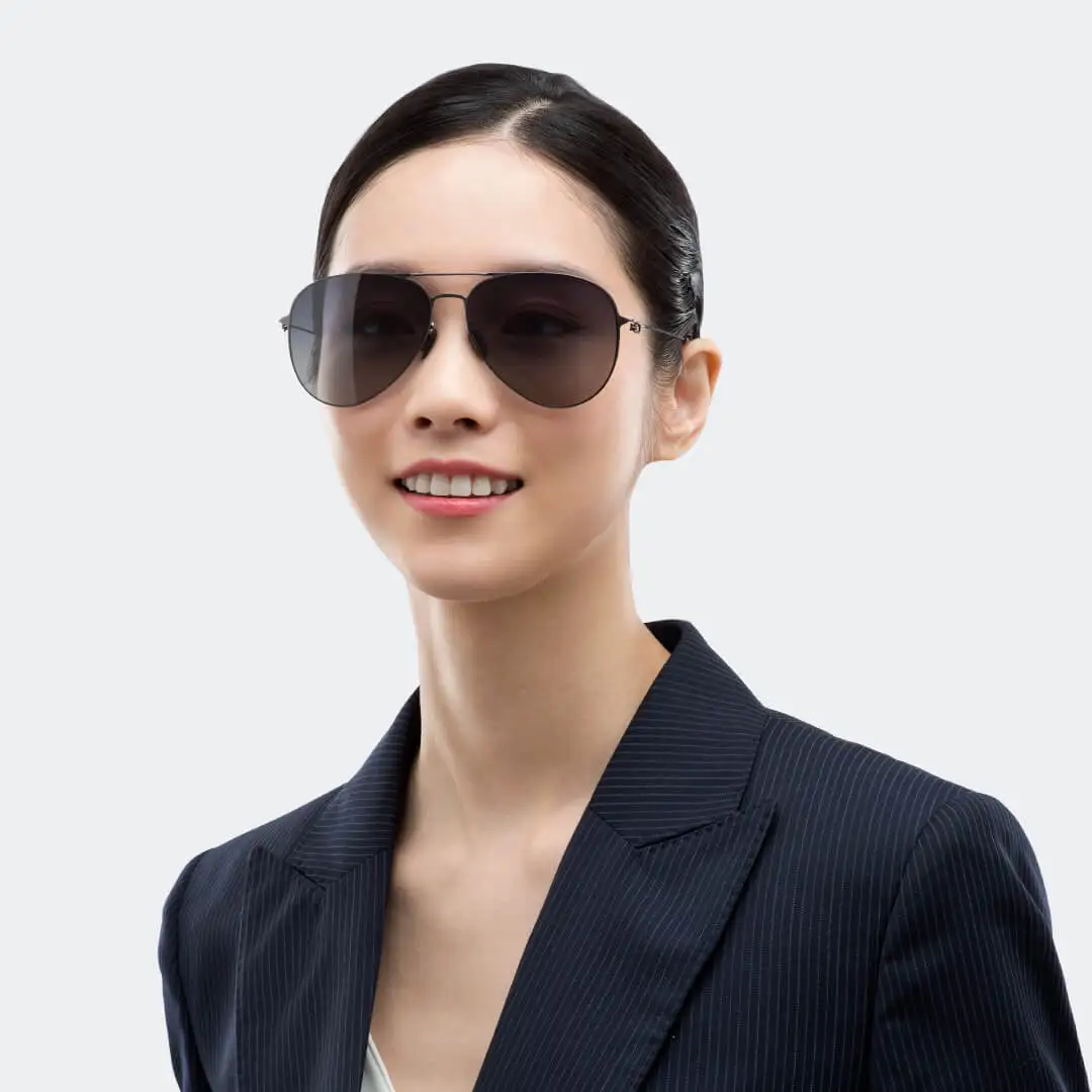 2020New Xiaomi Mijia Mi Авиатор солнцезащитные очки Pro для мужчин и женщин серые