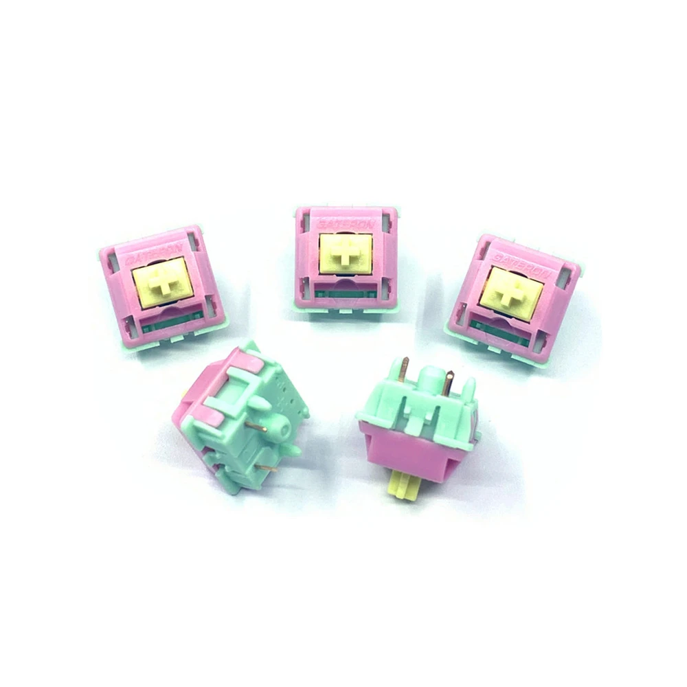 Для Keyfirst Gateron крем настраиваемый переключатель 5pin RGB линейный 62 Джи форс MX с