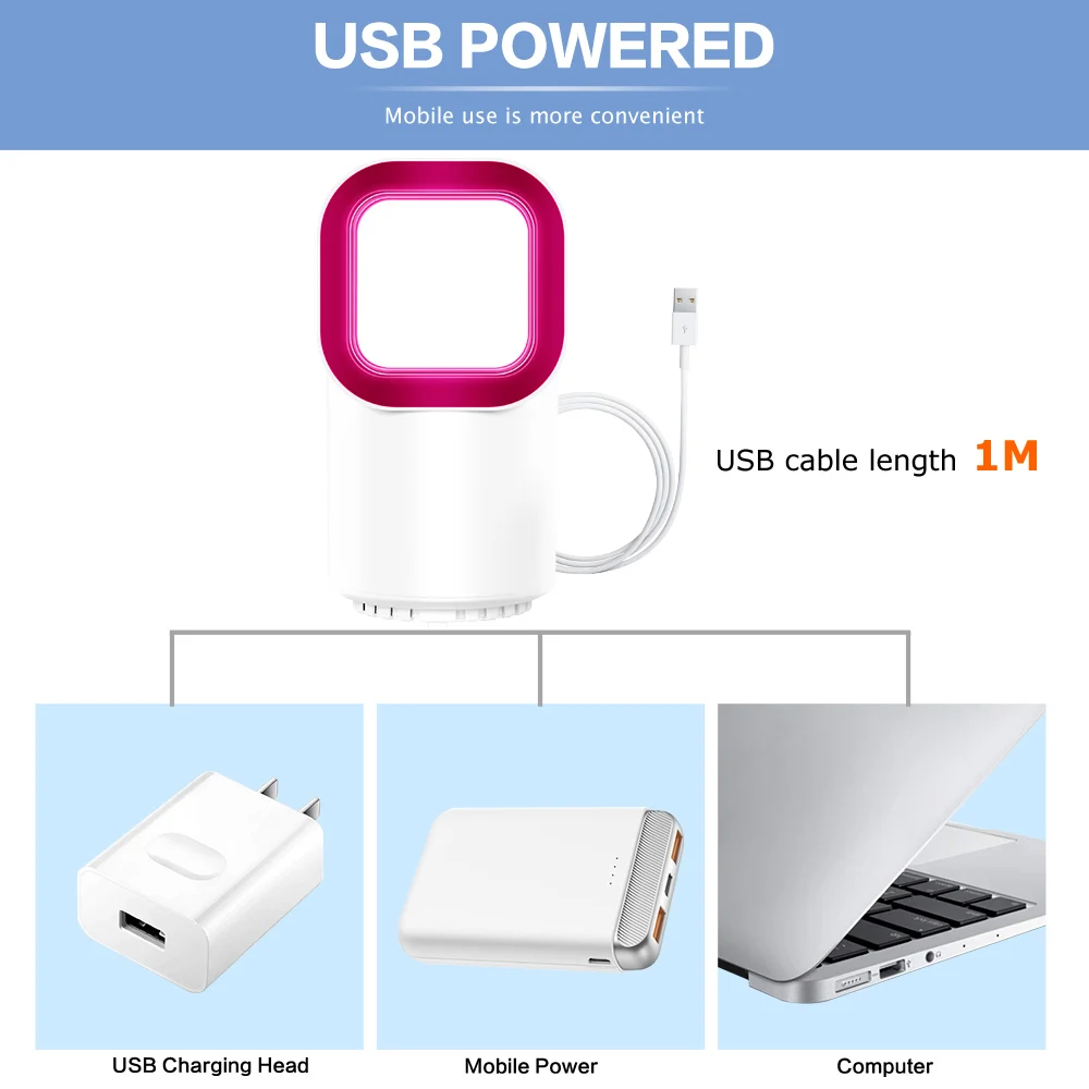 5 в светодиодный светильник для уничтожения комаров УФ лампа USB фотокатализатор