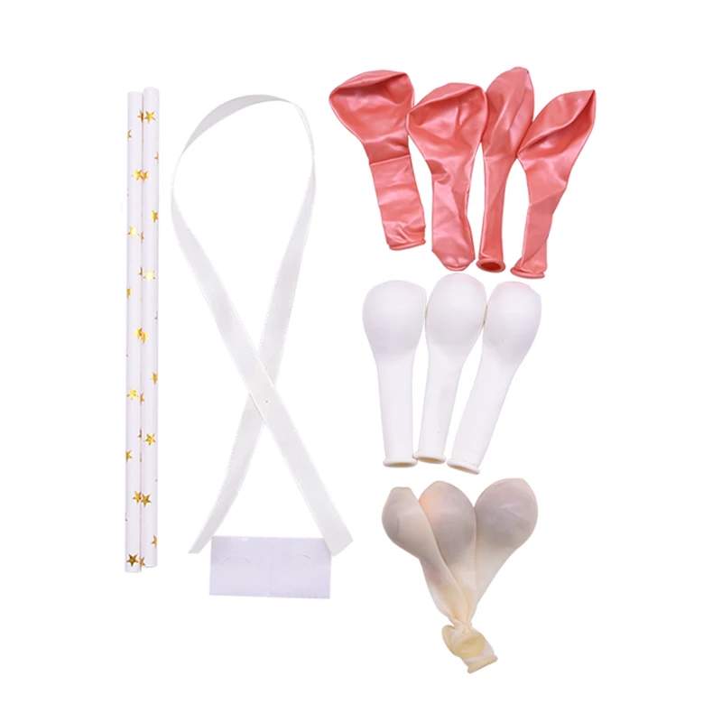 B01-1set 1 комплект 10 шт. 5 дюймов шар гирлянда Арка торт комплект экстракласса День Рождения украшения детский душ свадебный десерт украшения принадлежности - Цвет: B01-1set