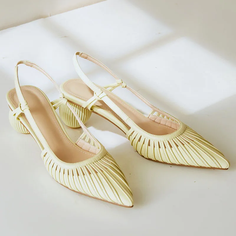 

Summer net red new sheepskin sandals for women