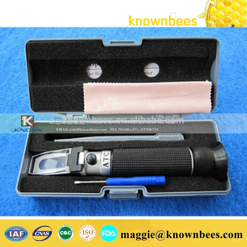

wholesales Hand-held price copper honey refractometer, water 10-33 Atago sugar tester 58-90