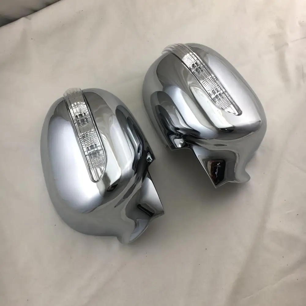 ABS Chrome accessorie door mirror cover with led For Benz MB100 With light Rearview Automobile exterior fitting | Автомобили и