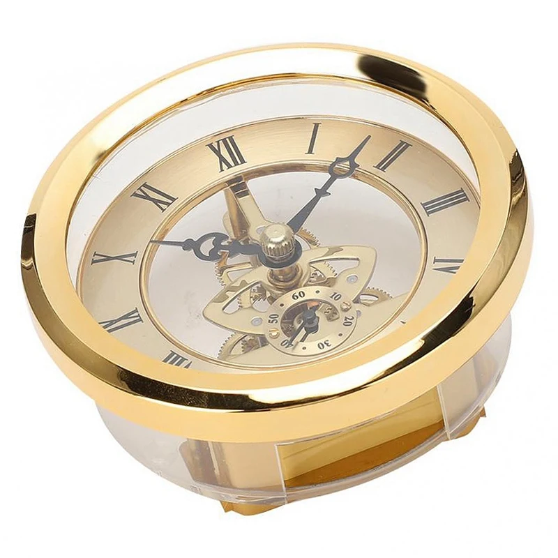 Kili Toy Prop DIY Metal 103mm Built-In Clock Insert Transparent Desk Craft Accessory Carnival Party Watch Repair | Наручные часы