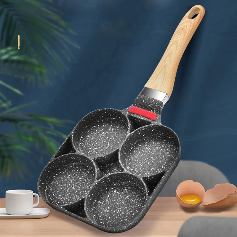 Сковорода для яиц сковорода с 4 отверстиями жарки блинов газовая плита и