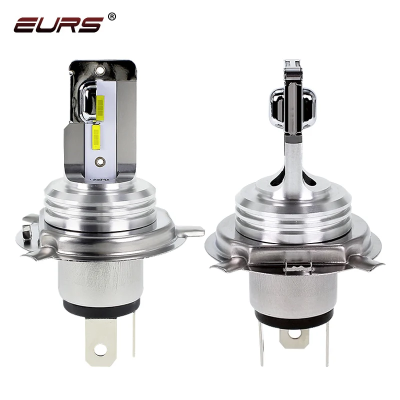 

EURS Motorbike H4 LED CSP Car Motorcycle Headlight Bulb 6000K 3000K H6 BA20D LED Headlamp Hi/Lo Beam Light Conversion Kit Bulbs