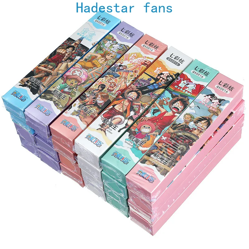 24 упаковок/коробка аниме Луффи чернила для гелевой ручки ПВХ Маркер белой доски