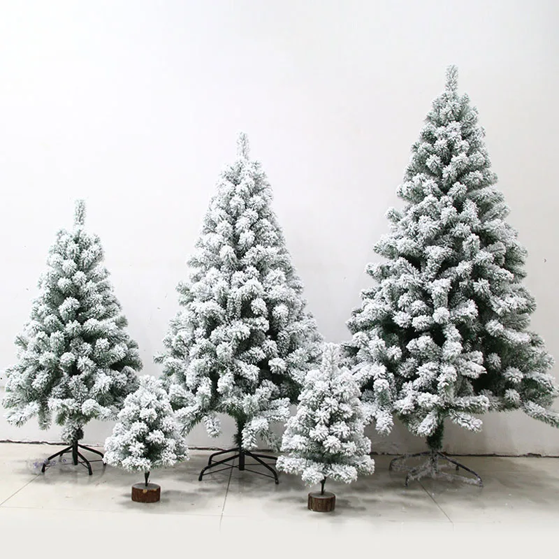 

Спрей для белого снега, флокирующая Рождественская елка, зашитое Рождественское украшение из ПВХ для домашней сцены, украшения для рождест...