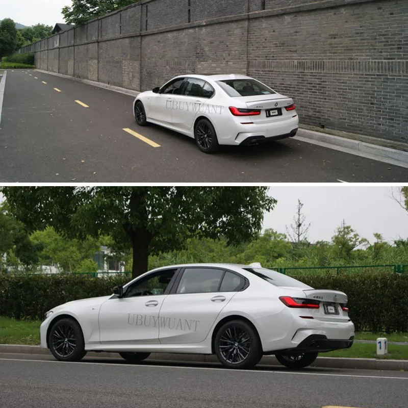 Внешний задний спойлер из углеродного волокна багажник украшение для багажника