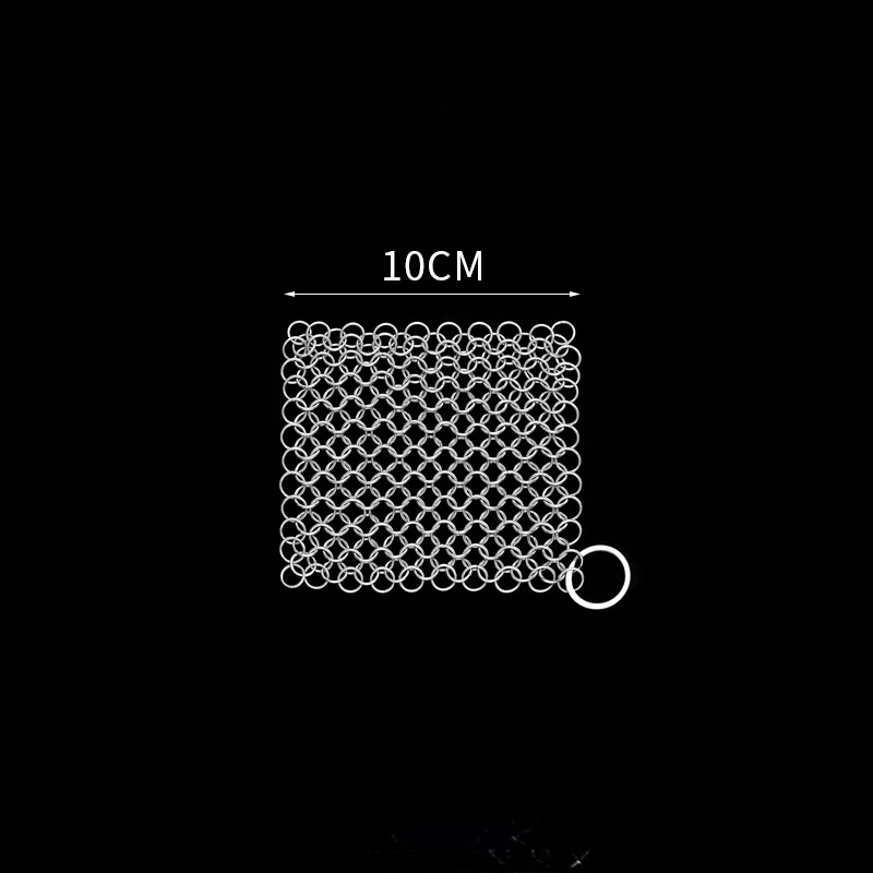 

Stainless Steel Dishwashing Brush Bowl Washing Pot Artifact Cleaning Household Kitchen Brush Cup Wire Mesh Ball Kitchen Items