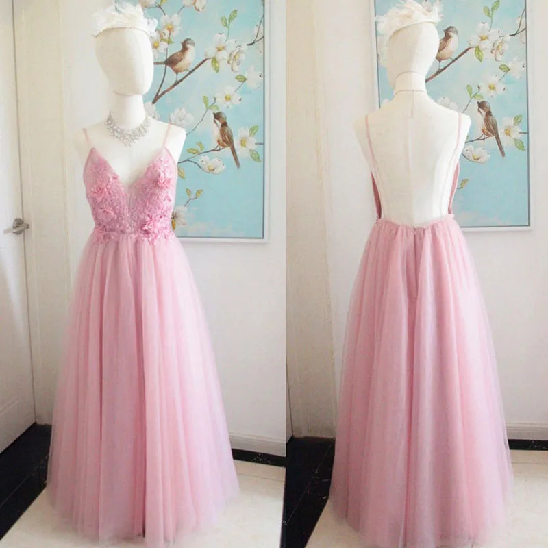 

Длинное шифоновое платье для подружки невесты, с V-образным вырезом и блестками