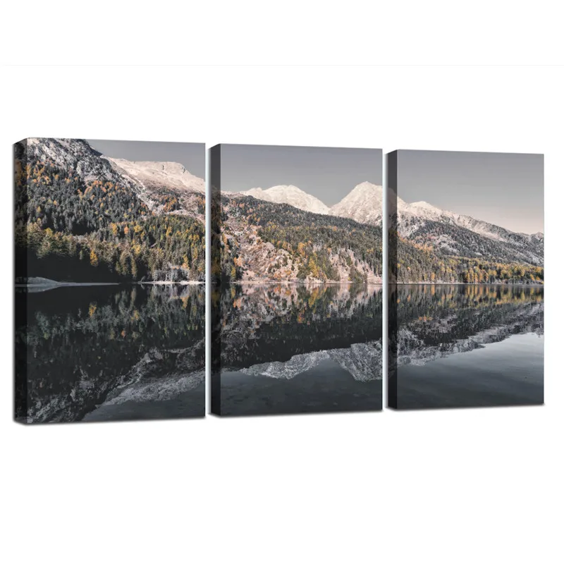 Настенная Картина на холсте с изображением гор и озер | Дом сад