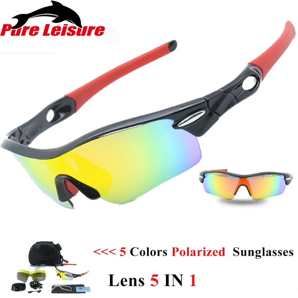 1 комплект 5 линз солнцезащитные очки для велоспорта улицы мужские горного