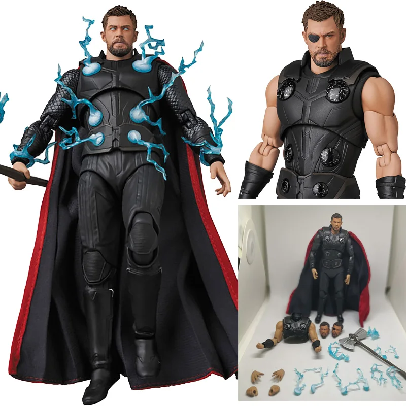 Mafex Marvel Figure 104 Thor Action Figurine Model Toy Doll Christmas Gift