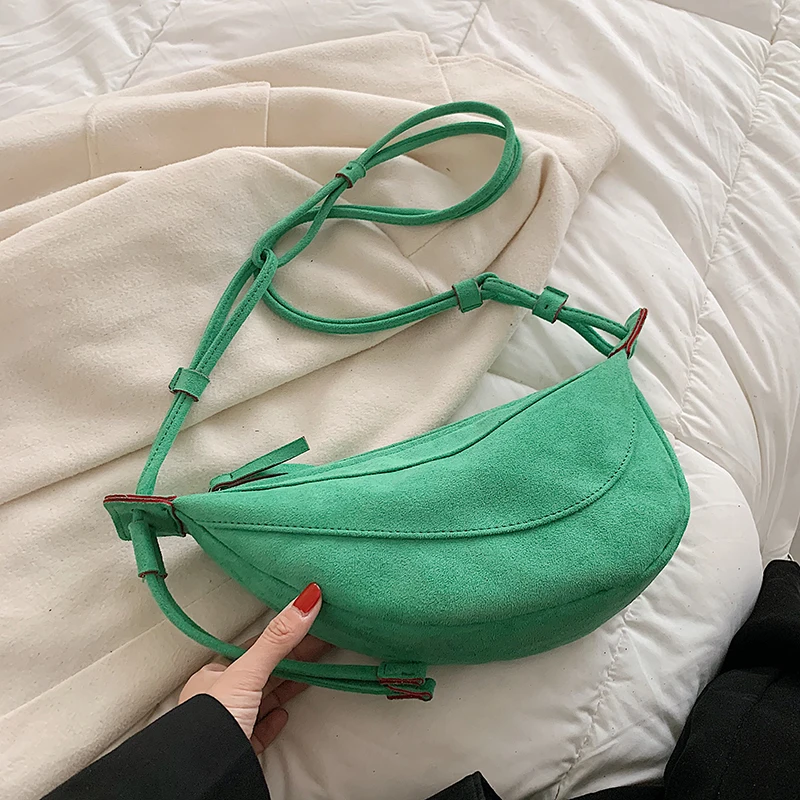 

Scrub PU Leather Crossbody Shoulder Bags for Women 2021 hit Winter Branded Designer Luxury Fashion Green Handbags and Purses