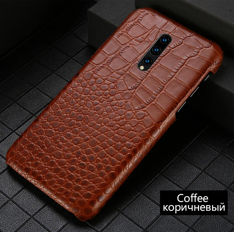 Чехол из натуральной кожи в деловом стиле для One plus 7, чехол 7 Pro с текстурой крокодила, противоударный чехол для телефона One plus 6 6T 5 5T coque