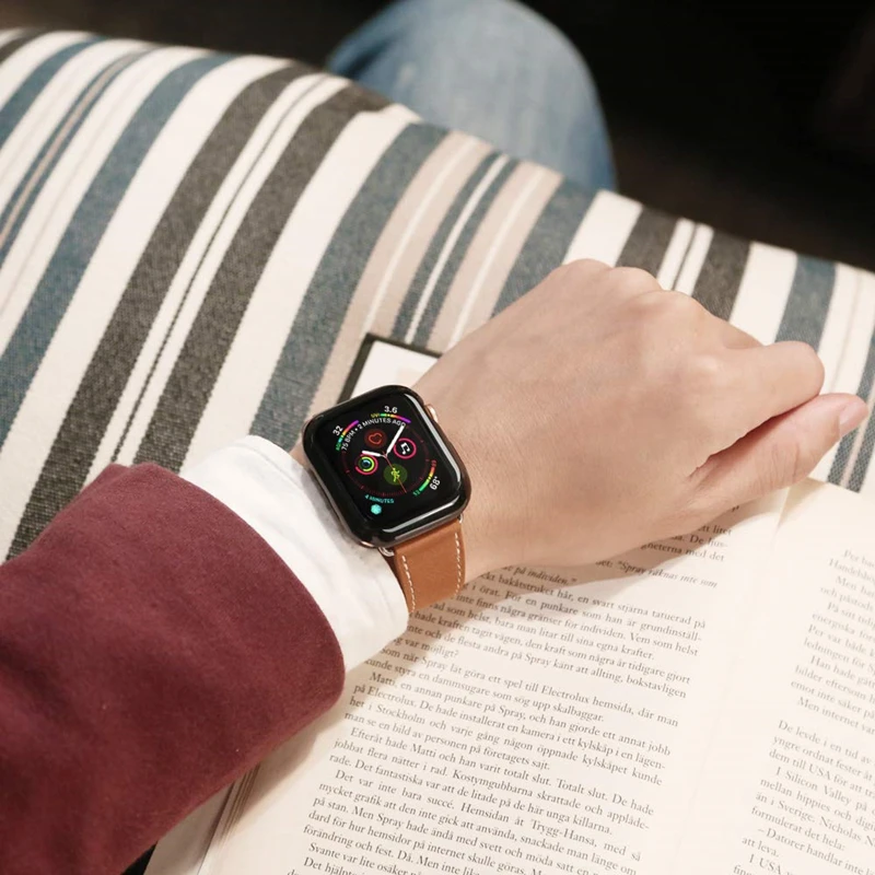 Protective Cover for Apple Watch Case 8 7 6 SE 5 41MM 45MM 44MM 40MM Soft Clear TPU Screen Protector for IWatch 4 3 2 38MM 42MM