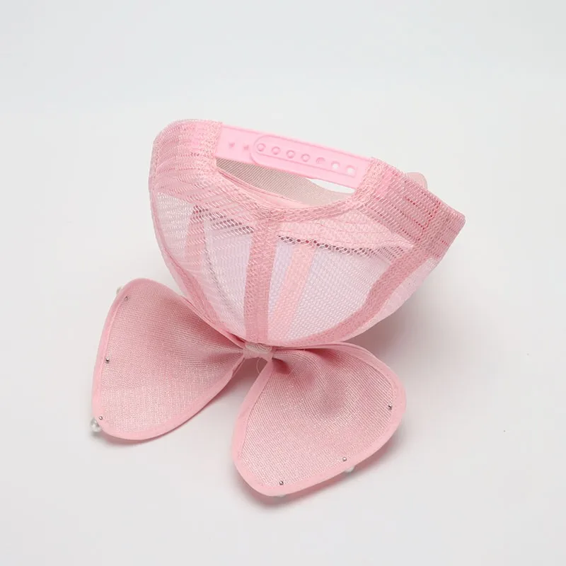 Детская кепка-бейсболка с бантом и надписью A | Спорт развлечения