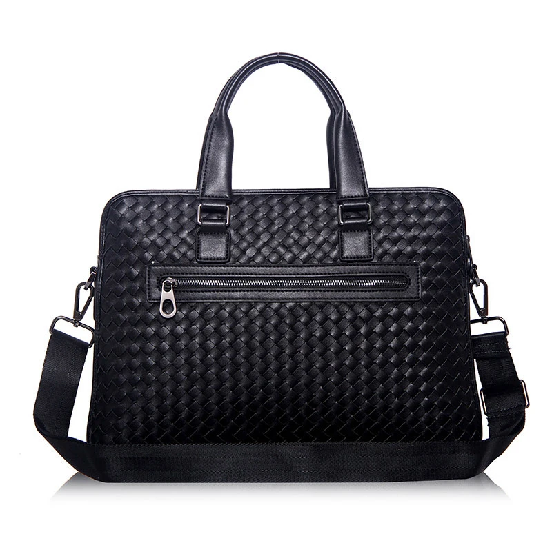 2021 New Luxury 100% Cow Genuine Leather Business Men's Briefcase Male Shoulder Bag Men's Messenger Bag Tote Computer Handbag