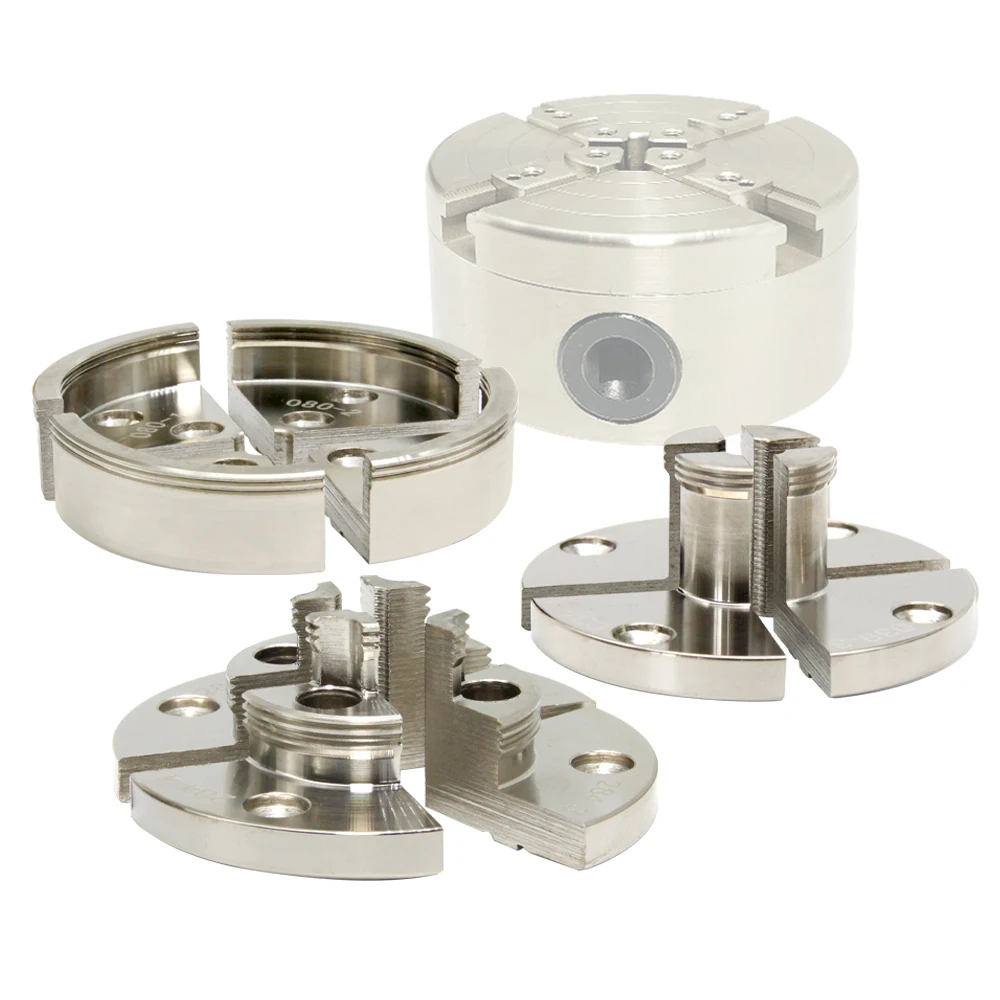 Набор насадок для токарного станка хромированные круглые кулачковые насадки TASP