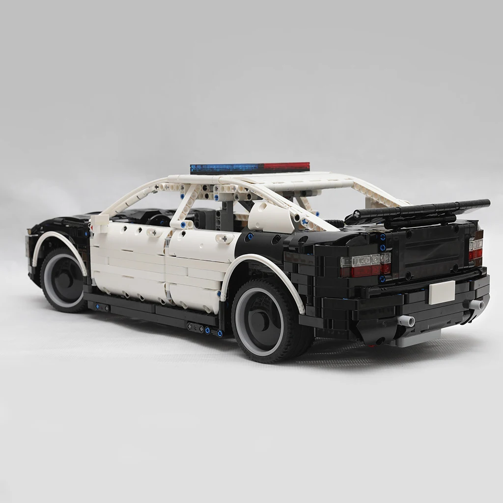 

Moc City Police Station Car Building Blocks-Dodge Charger US SWAT Team Truck House Blocks Technology Diy Toy Boys Children
