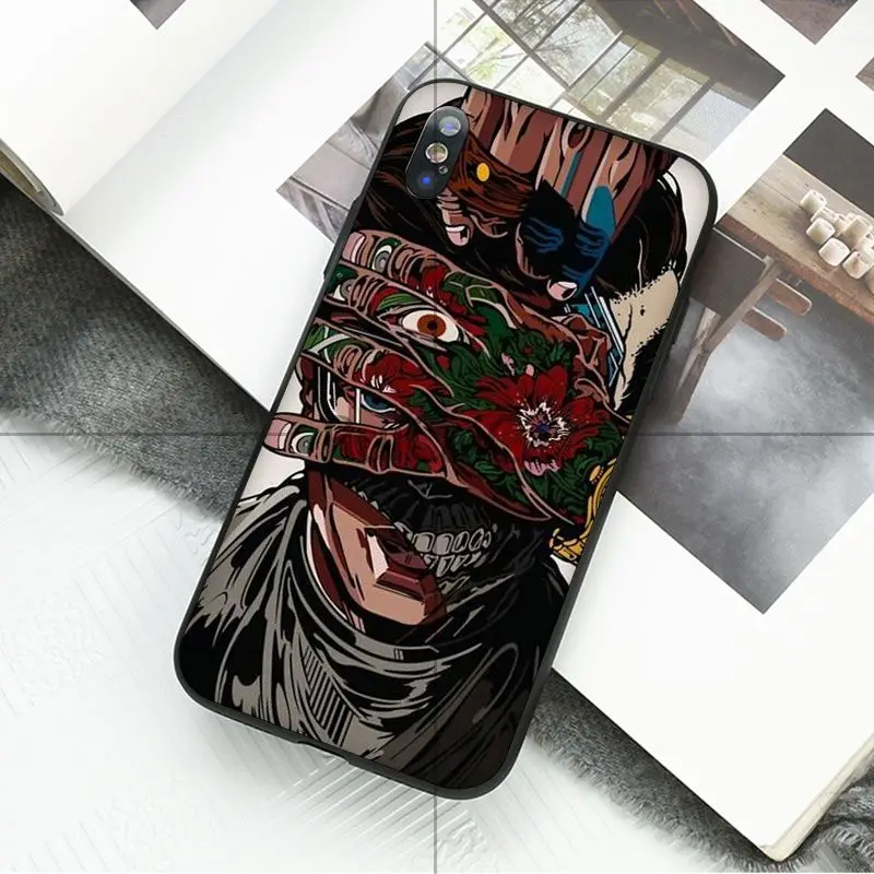 Чехол для телефона Ruicaica personity art rapper с цветной татуировкой Apple iPhone 8 7 6 6S Plus X XS MAX 5 5S SE