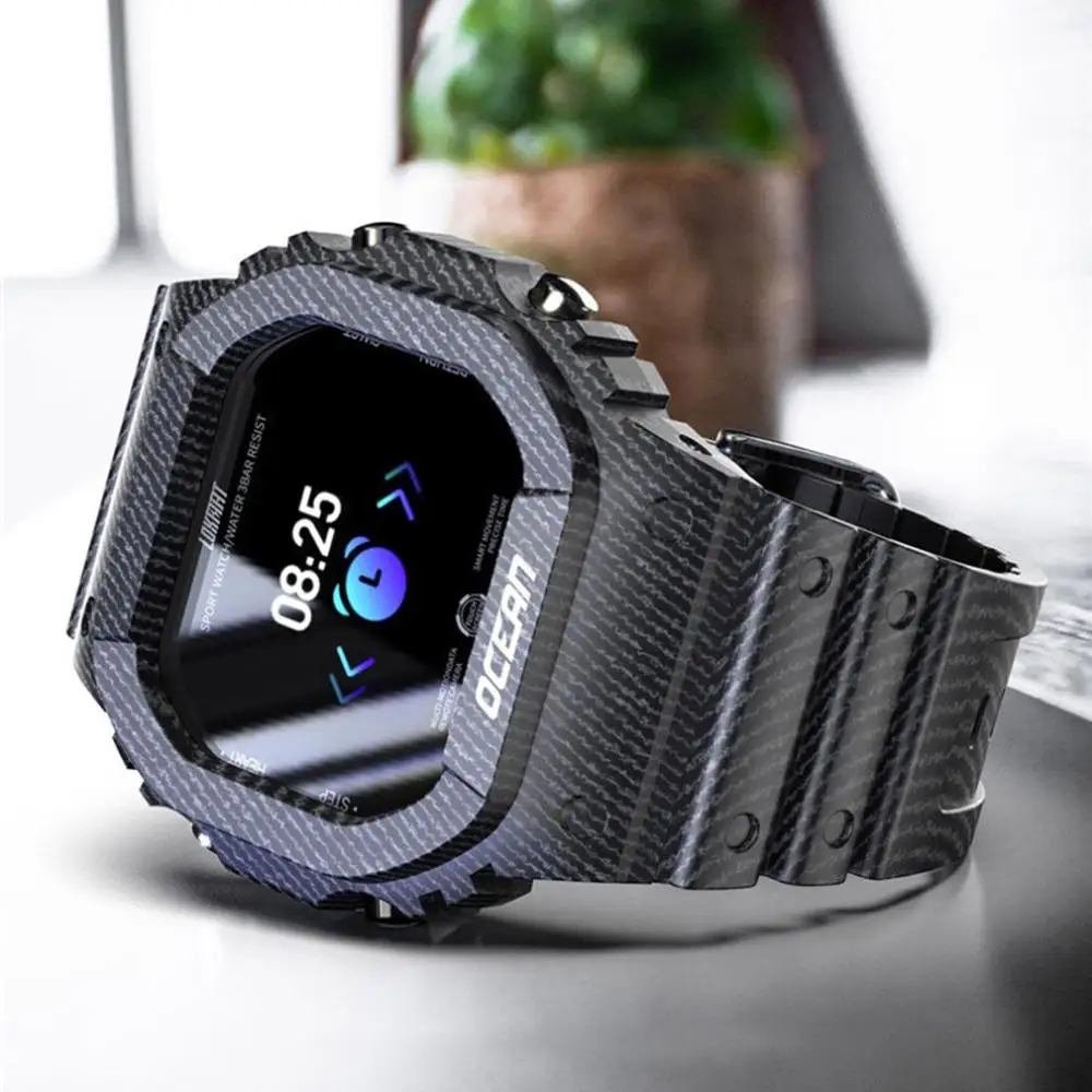 

Ocean Smart Sports Watch Waterproof Remote Camera Smart Wristwatch Men Fitness Blood Pressure Tracker Heart Rate Monitor