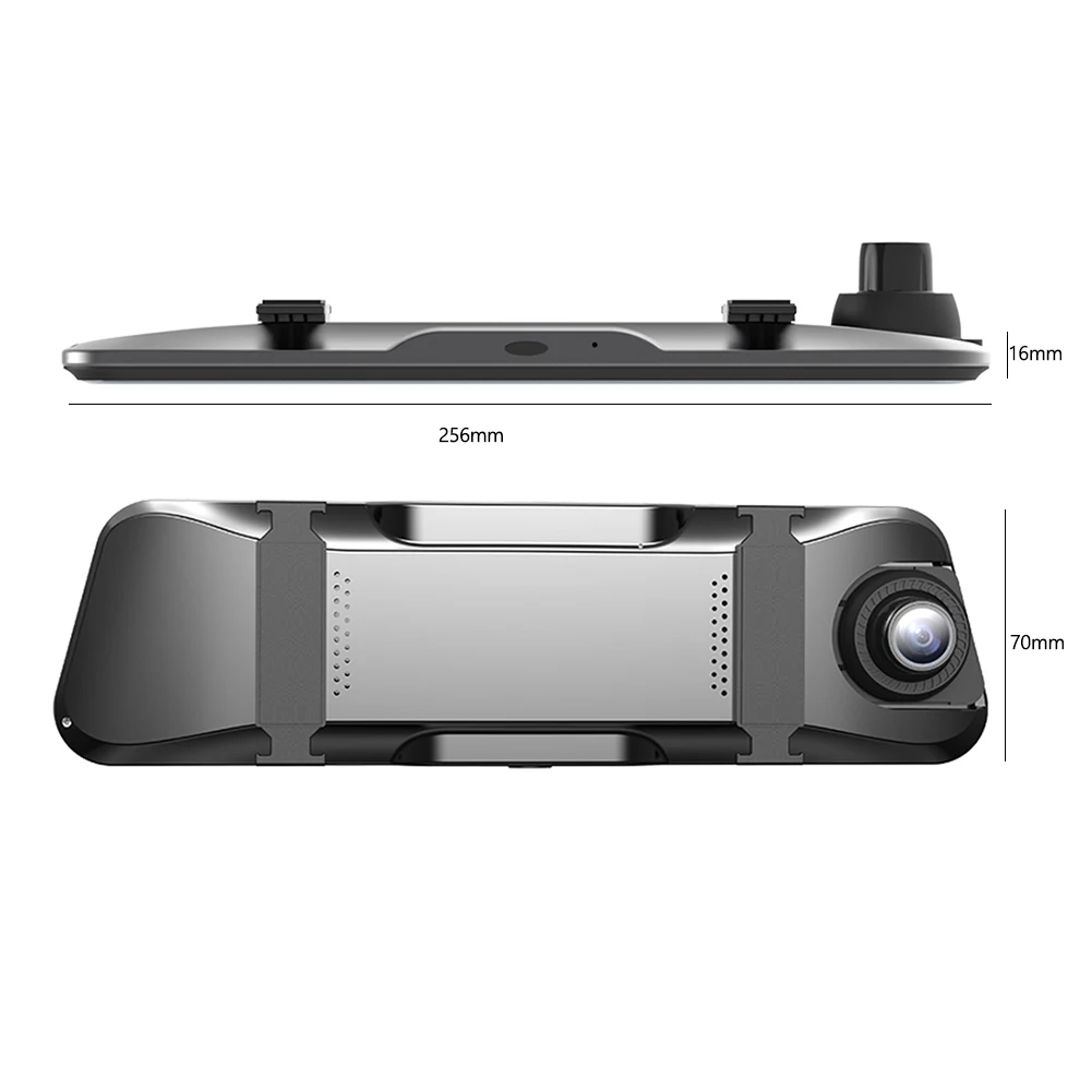 

HD 1080P Dash Cam 9.66 inch Night Vision Parking Monitor Car DVR Dashboard Camera with Rearview Camera 1+16GB Car Accessories