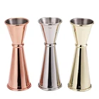 Двойная аналогичность, Джиггер в японском стиле из нержавеющей стали, мерный Джиггер 1 унция-2 унции, барные инструменты для измерения ликера