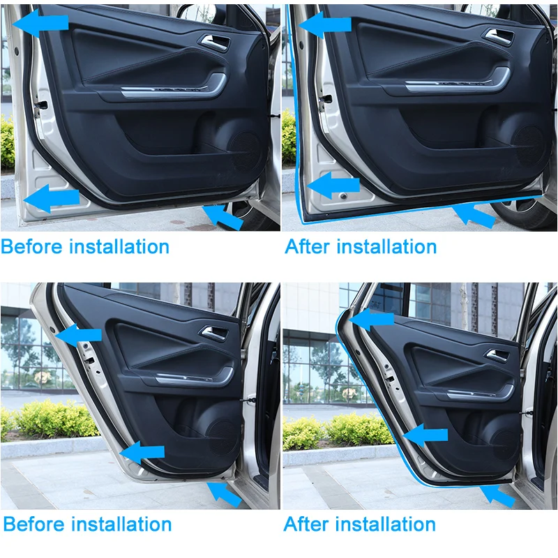 Уплотнитель для автомобильной двери 4 шт. уплотнитель 72310TA0A01 72350TA0A01 72810TA0A01 72850TA0A01