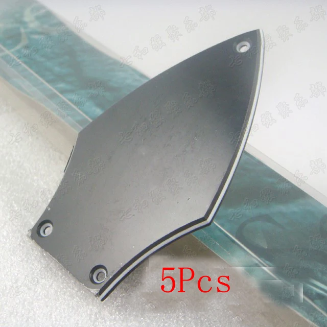 

5 Pcs Black Plastic Truss Rod Cover For Electric Bass Guitar,Guitar Parts HA-1009