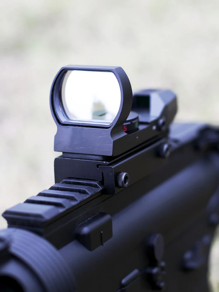 Красный точечный прицел HD101 охотничий тактика пистолет 4 Сетка отражающий оружие