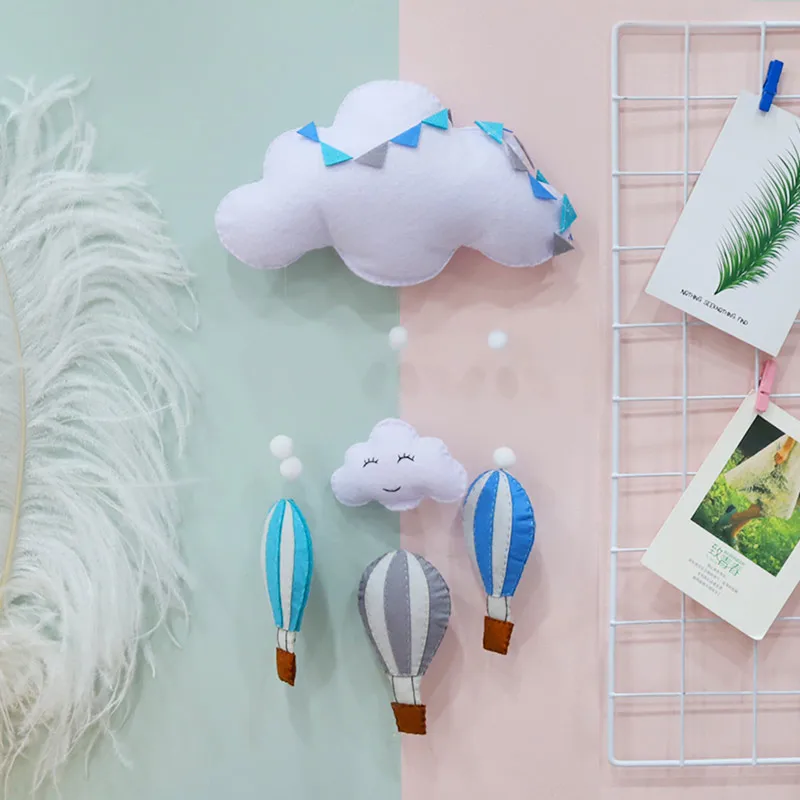 Meian незавершенная детская комната ручной работы воздушный шар тучки настенные
