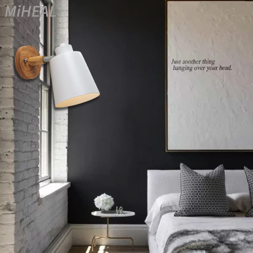 Светодиодная настенная лампа в скандинавском стиле креативный светильник на