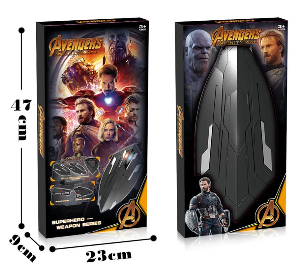 Мстители война бесконечности щит оружие косплей Капитан Америка реквизит новое