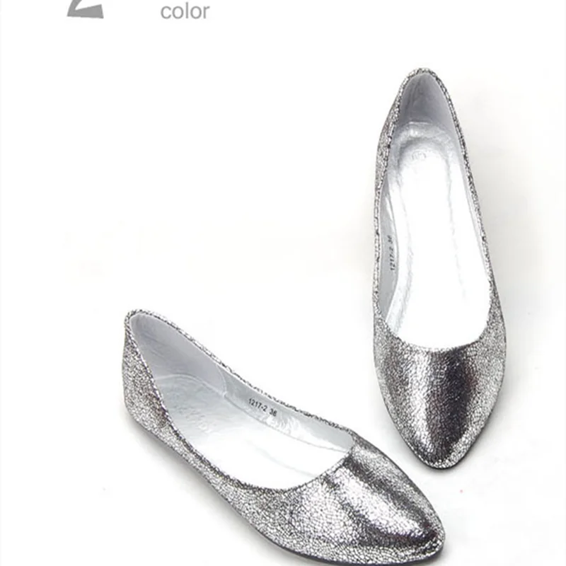 Женские балетки на плоской подошве Обувь для танцев мягкой с острым носком