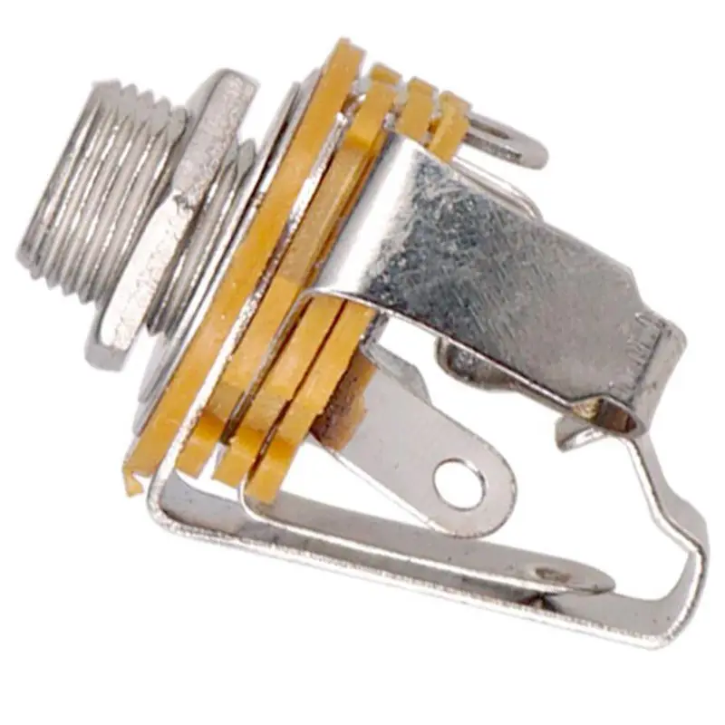 2pcs 14 zoll 635 mm stereo eingang jack stecker buchse für elektrische gitarre bass gitarre pickup ausgang jack gitarre teile free global shi