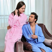 winter women bathrobe 100 cotton sleepdress autumn thick couple robe sleepwear plaid lovers casual nightwear home dressing