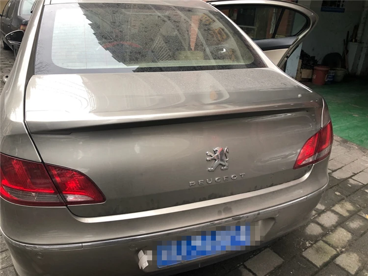 Спойлер для Peugeot 408 из АБС материала праймер заднего крыла автомобиля