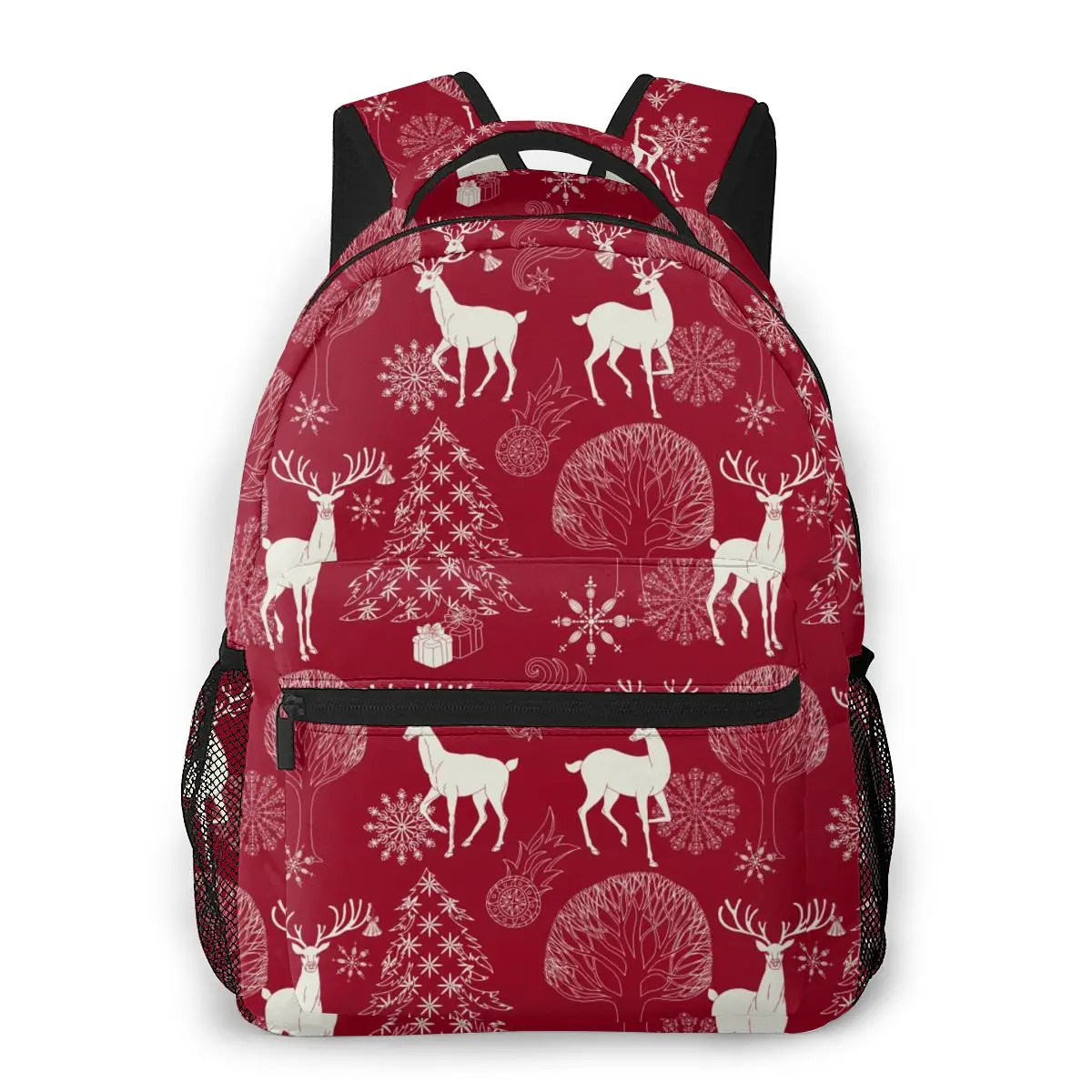 

2020 OLN Backpack Women Shoulder Bag Forest With Deer And Winter Tree Fashion School Bag For Teenage Girl Backpacks Travel Bag
