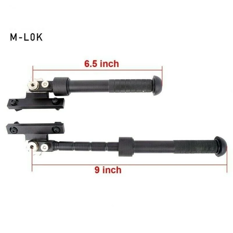 

Tilting 360-degree Rotating V8 Two-half Pod Retractable Tactical M-LOK Split Pod Bipod