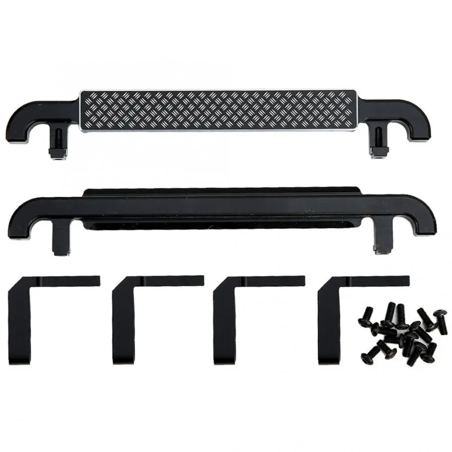 2 шт. черная металлическая F педаль с 4 правая угловая скобка RC Автомобильная