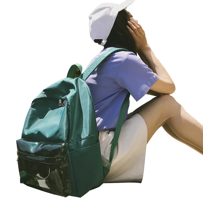 Повседневные Водонепроницаемые рюкзаки для девочек зеркало высокого качества