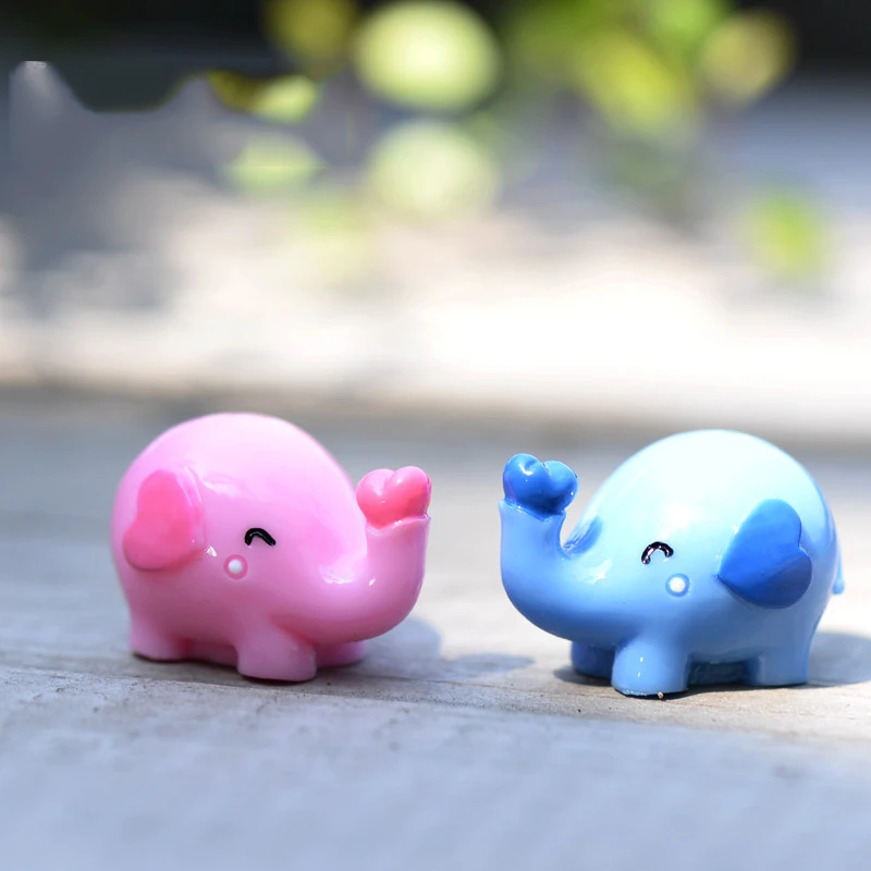 Прекрасный Слон Фея Сад украшение для дома аксессуары миниатюрные животные фэн
