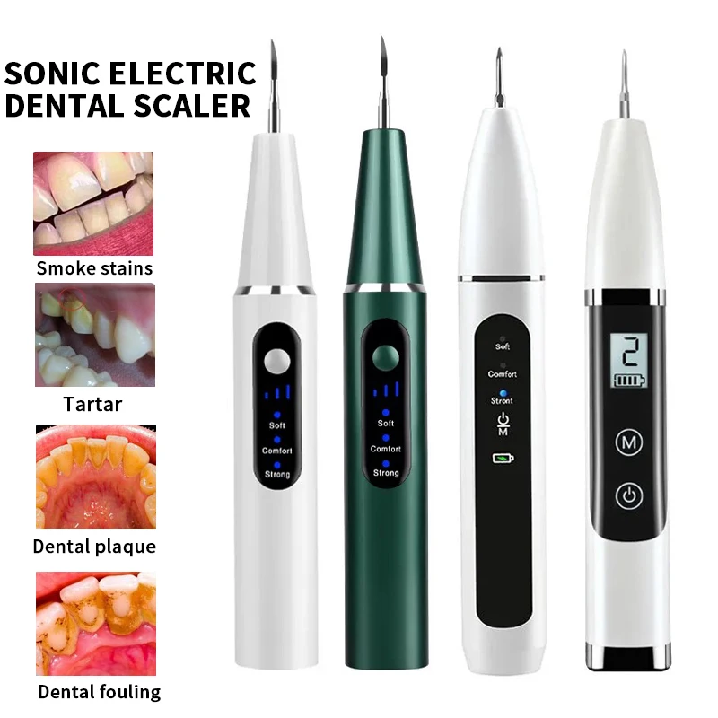 

Portable Home Ultrasonic Tartar Remover Electric Dental Scaler Sonic Smoke Stains Tartar Dental Plaque Whitening Mouth