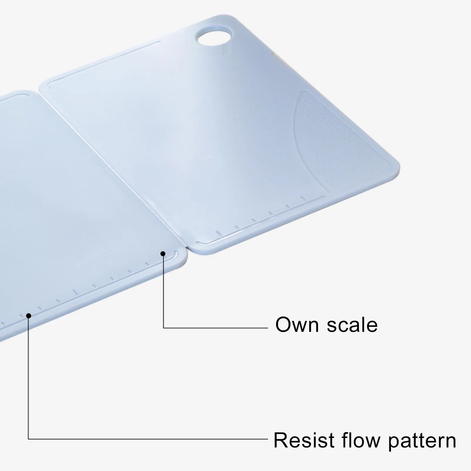 Портативная Складная плотная пластиковая разделочная доска для резки овощей на