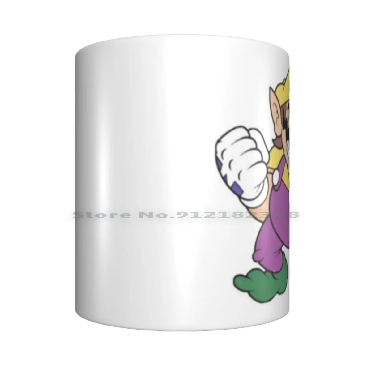 Wario в художественном стиле Cuphead! Super удар Брос. Керамические кружки с изображением
